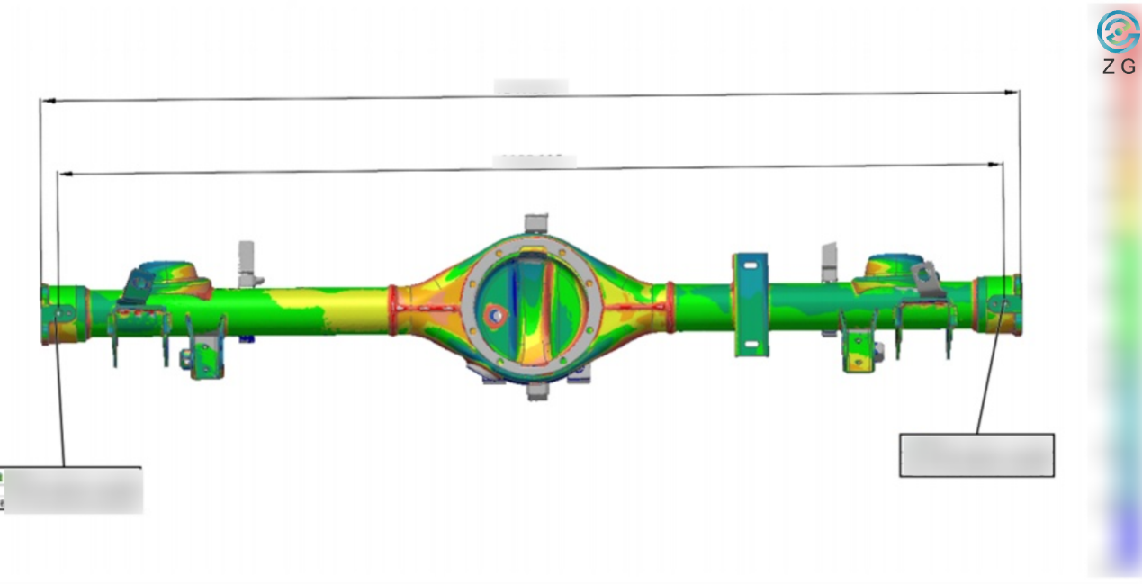 Трехмерная цветовая карта отклонения 2