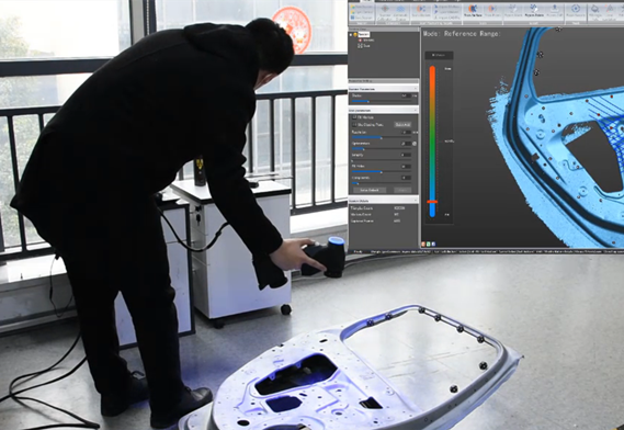 Система фотограмметрии для лазерных 3D-сканеров