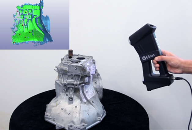 3D-сканирование с позиционированием маркеров отражения