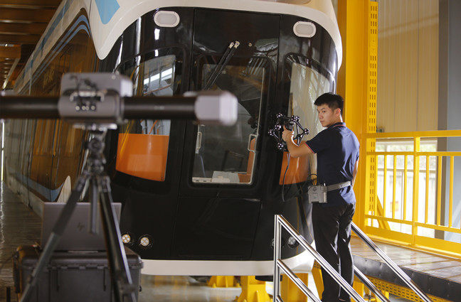 Беспроводное 3D -сканирование для железнодорожной транспортной промышленности