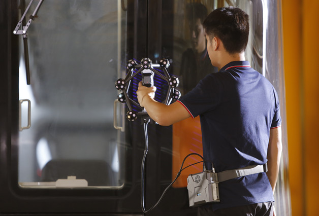 Беспроводное 3D -сканирование для дизайна железной дороги