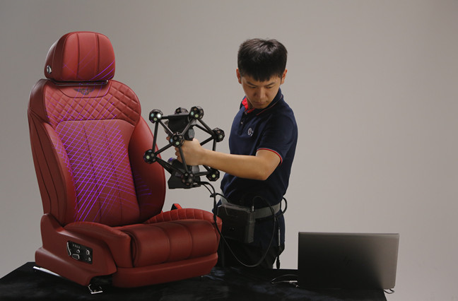 Беспроводное 3D -сканирование для автомобильных деталей