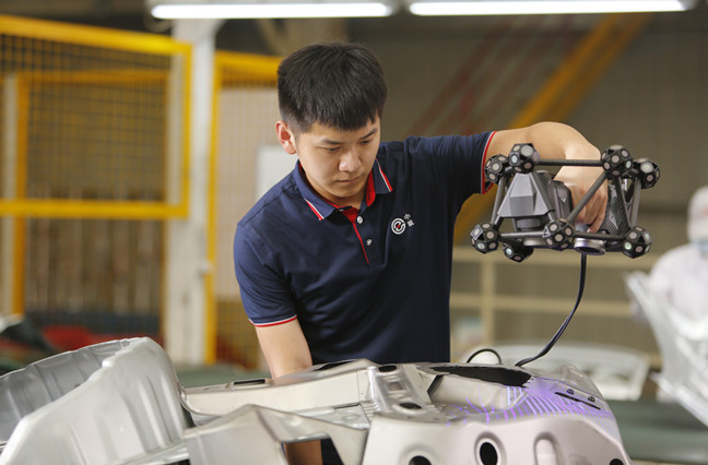 3D -сканирование для инспекции и контроля качества.